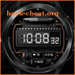 LCD Digital watchface icon