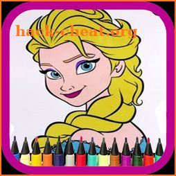 Learn coloring icon