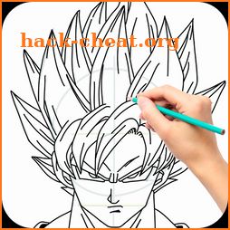 Learn how to draw Goku for Dragonball icon