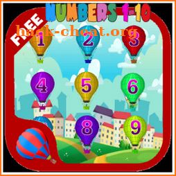 Learn Numbers 1 to 10 in English with balloons icon