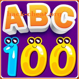 Learn Numbers 1 to 100, Alphabet, Tracing & games icon