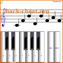 Learn sight read music notes ¼ icon
