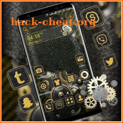 Leather Gears Launcher Theme icon