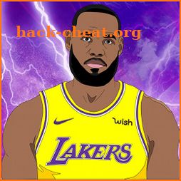 Lebron Coloring basketball icon