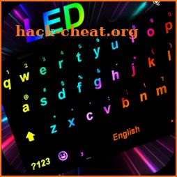 LED Colors Keyboard Background icon