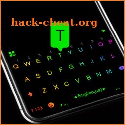 Led Neon Black Keyboard Theme icon