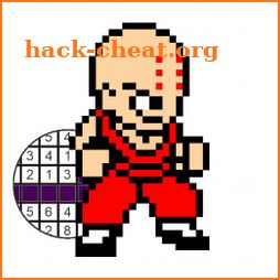 Legendary Fighter Pixel Art icon