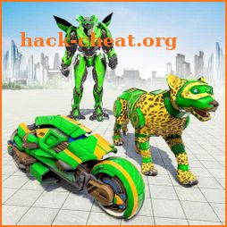 Leopard Robot Transform : Robot Bike Games icon