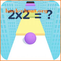 Let’s Do Some Math!- rolling ball trivia going run icon
