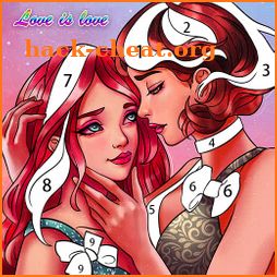 LGBT coloring-Free Coloring book&Paint by Number icon