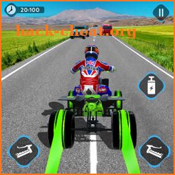 Light ATV Quad Bike Racing, Traffic Racing Games icon