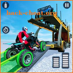 Light ATV Quad Bike Transport Truck Transport Game icon