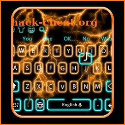 Lighting Neon Keyboard icon