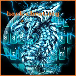 Lightning Neon Dragon Keyboard Theme icon