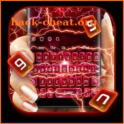 Lightning Red Keyboard icon