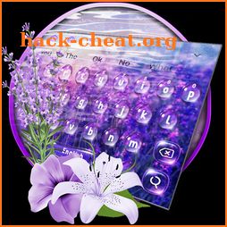 Lilac Lavender Keyboard icon