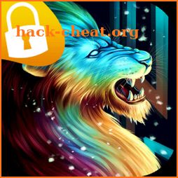Lion Art Passcode Lock Screen & Wallpapers 🦁 icon