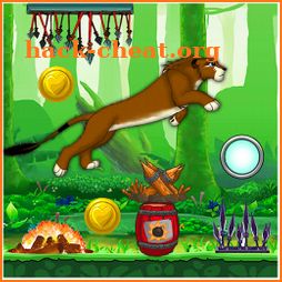 Lion kingdom run: Jungle king adventure icon