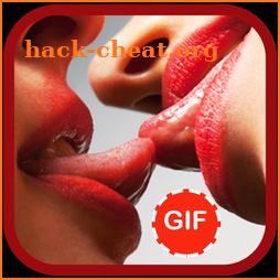 Lips Kissing Gif icon