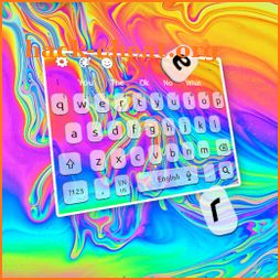 Liquid Rainbow Keyboard Theme icon