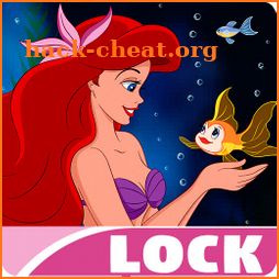 Little Ariel Cute Wallpaper Mermaid Princess Lock icon