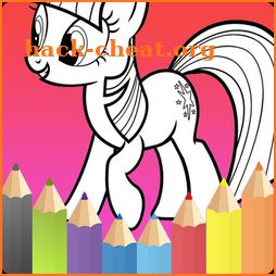 Little Coloring Pony Game 2019 icon