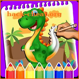 Little Dino Coloring Book & Drawing Book for Kids icon