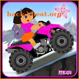 Little Dora ATV Hill Racing - dora games free icon
