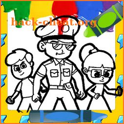Little Singham Coloring Game Cartoon 2021 icon