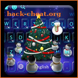 Little Snowmen with Christmas Tree Keyboard icon
