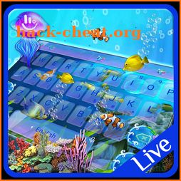 Live 3D Aquarium Keyboard Theme icon