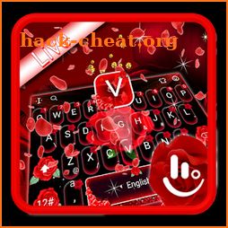 Live 3D Blooming Red Rose Keyboard Theme icon