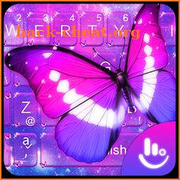 Live 3D Galaxy Butterfly Keyboard Theme icon