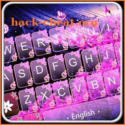 Live 3D Pink Falling Sakura Keyboard Theme icon