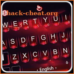 Live 3D Red Lightning Keyboard Theme icon