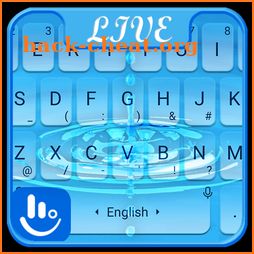 Live 3D Water Drops Keyboard Theme icon