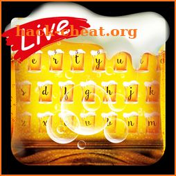 Live Beer Bubble Keyboard Theme icon