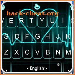 Live Blue Heart Keyboard Theme icon
