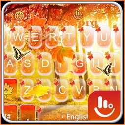 Live Butterfly Autumn Leaf Keyboard Theme icon