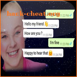 Live chat with Jojo siwa - Prank icon