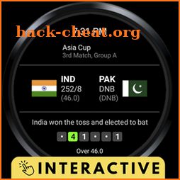 Live Cricket Score Wear OS App icon