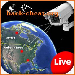 Live Earth WebCam HD, World Map 3D, Satellite View icon