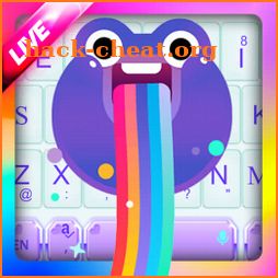 Live Frog Rainbow Keyboard Theme icon