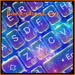 Live Galaxy Neon Keyboard Theme icon
