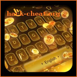 Live Golden Falling Coins Keyboard Theme icon
