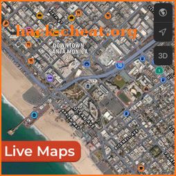 Live Maps 3d and Street View icon