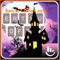 Live Neon Purple Halloween Keyboard Theme icon