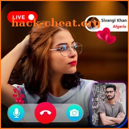 Live video call only : girls random video chat icon