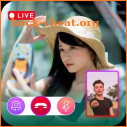 Live video call with girls : random video chat app icon