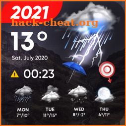 Live weather & Forecast days & Radar show icon